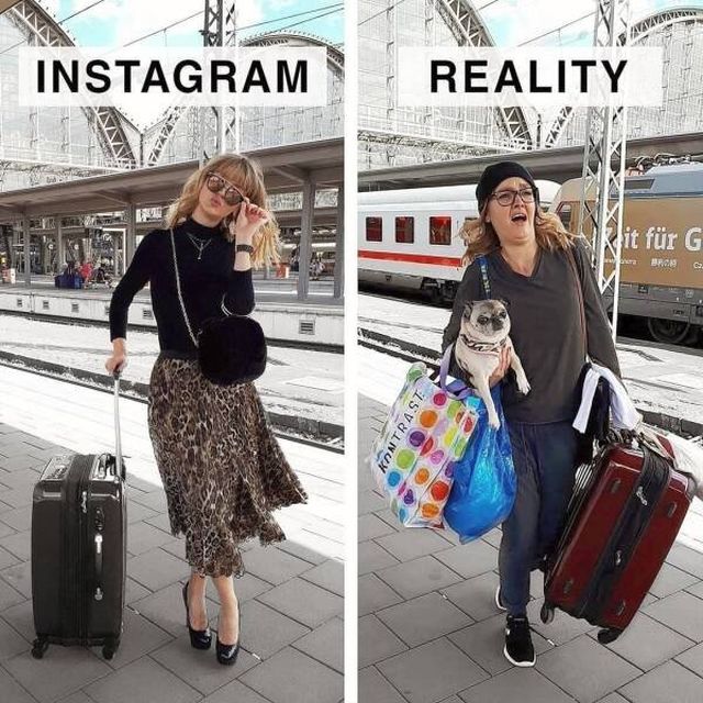 Instagram And Reality (30 pics)