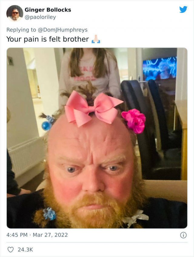 Daughters Decorate Their Dads (30 pics)