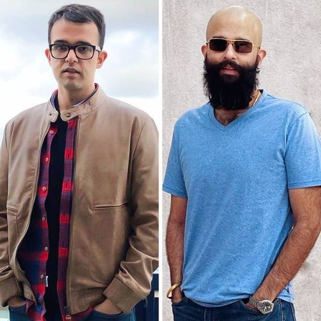 With And Without Beard (20 pics)
