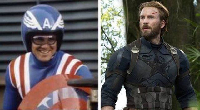 Famous Superheroes Then And Now (22 pics)