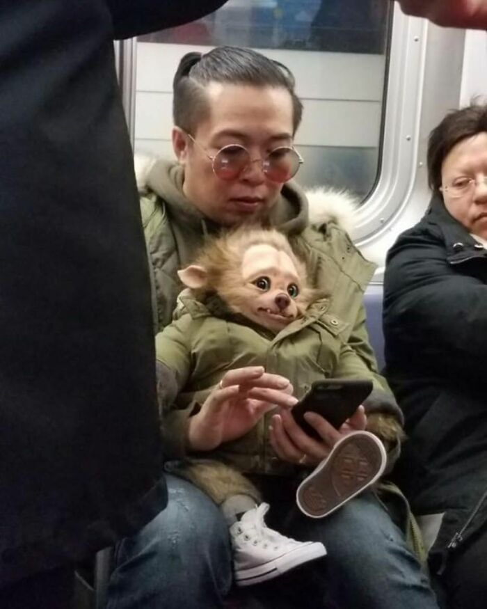 Strange People In The Subway (20 pics)