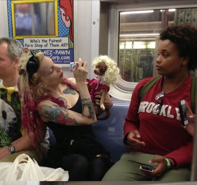 Strange People In The Subway (20 pics)