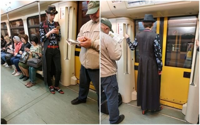 Strange People In The Subway (18 pics)