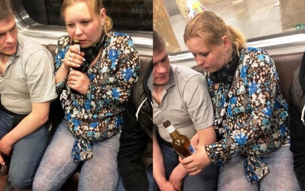 Strange People In The Subway (18 pics)