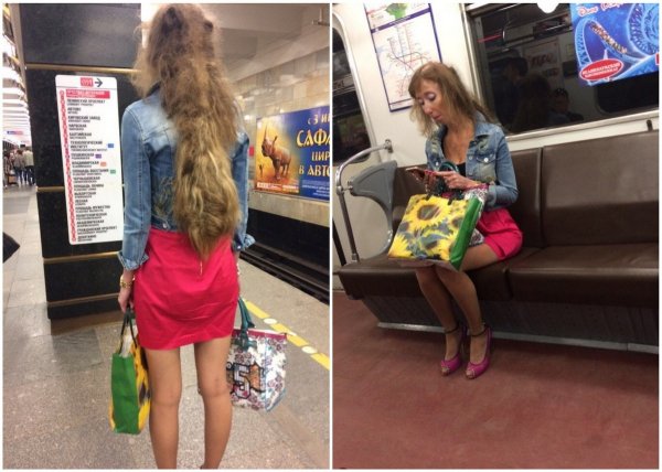 Strange People In The Subway (18 pics)