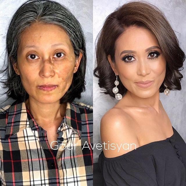Girls With And Without Makeup (25 pics)