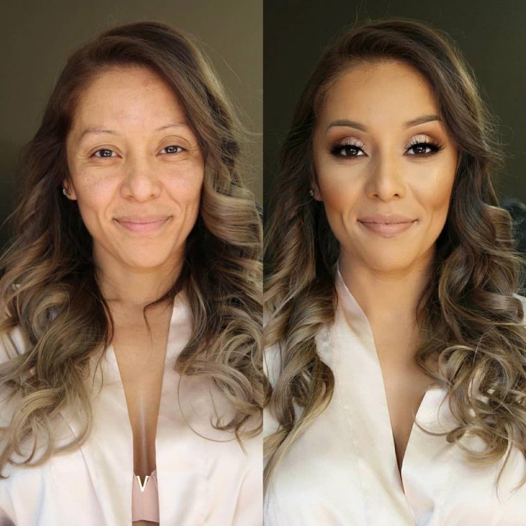 Girls With And Without Makeup (25 pics)