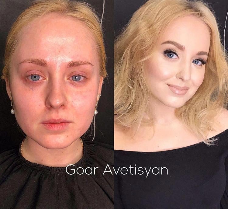 Girls With And Without Makeup (25 pics)