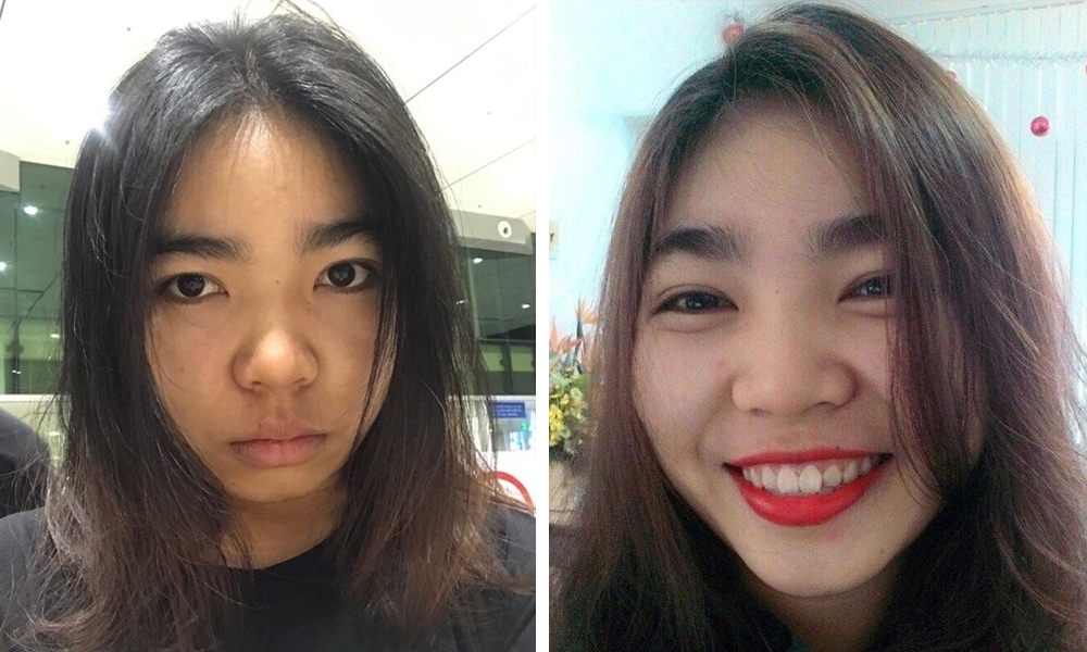 Girls With And Without Makeup (15 pics)