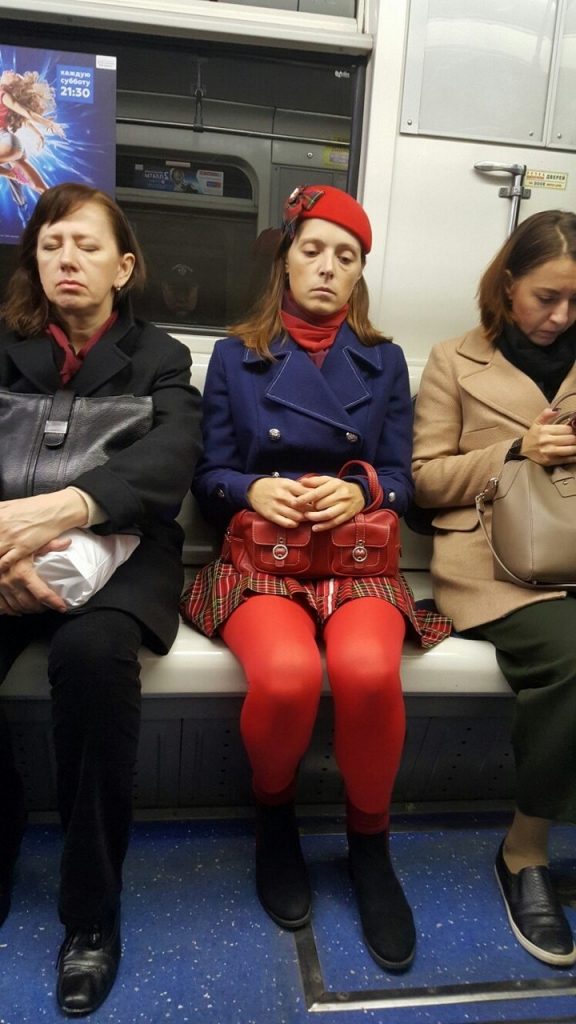 Strange People In The Subway (15 pics)