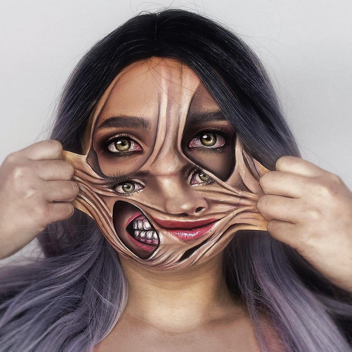 Optical Illusions With Makeup (20 pics)