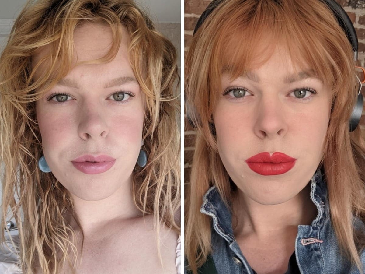 Girls With And Without Makeup (15 pics)