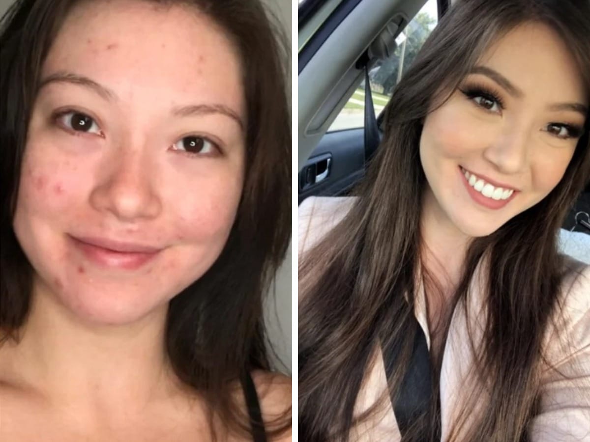 Girls With And Without Makeup (15 pics)