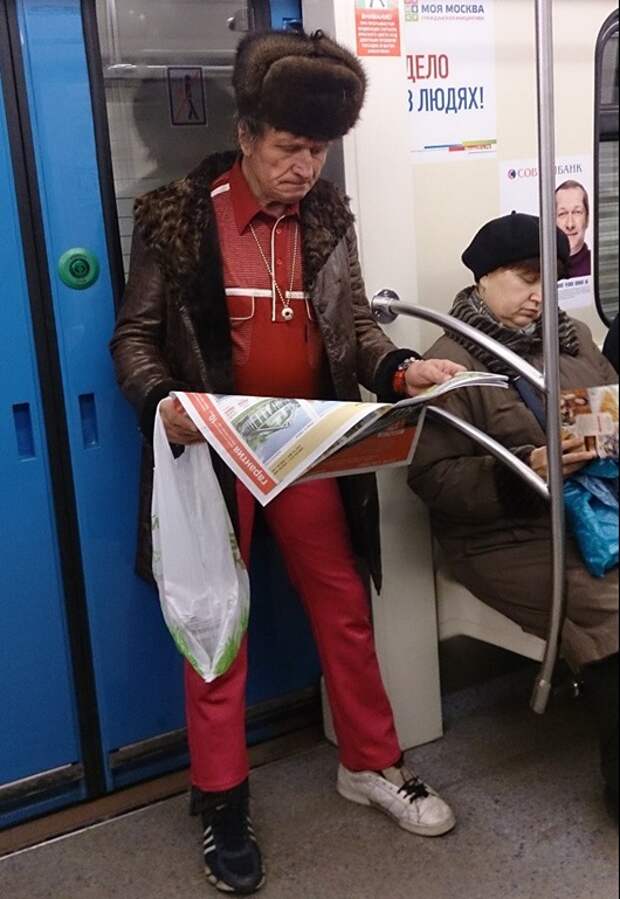 Strange People In The Subway (20 pics)