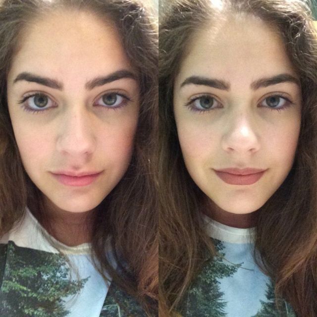 Girls With And Without Makeup (17 pics)