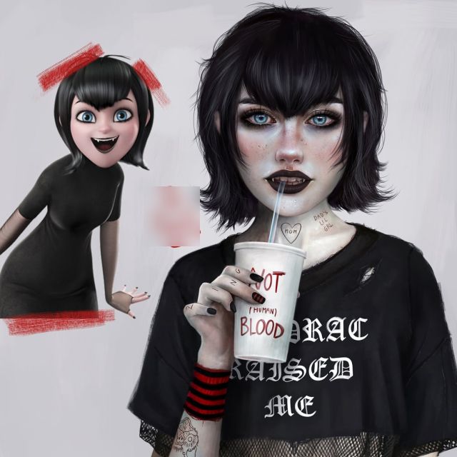Artist Draws Cartoon Characters In A New Way (12 pics)