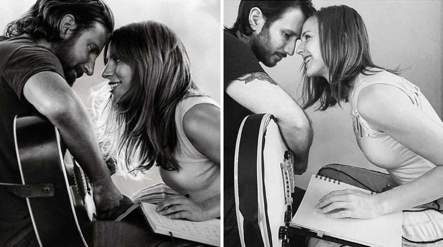 The Couple Portray Scenes From Famous Movies (25 pics)