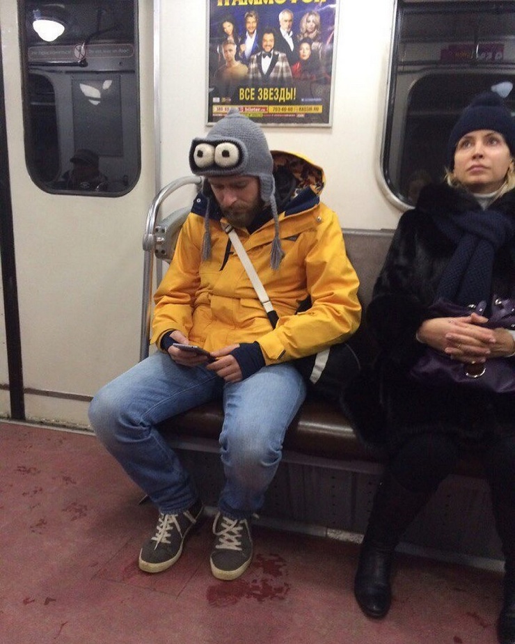 Strange People In The Subway (20 pics)