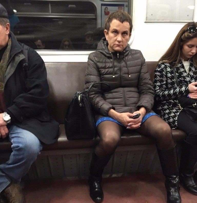 Strange People In The Subway (20 pics)