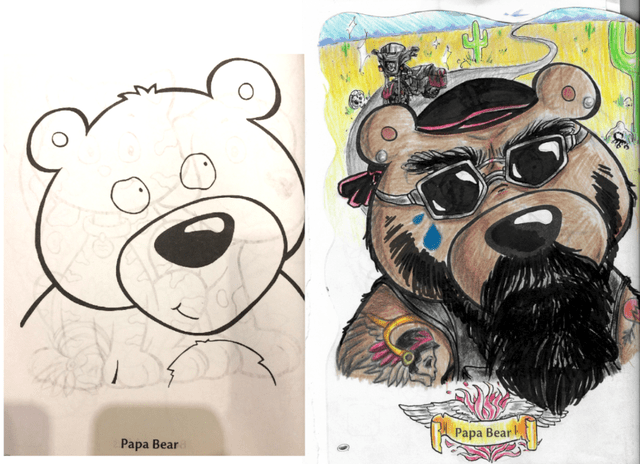 Adults Ruin Children's Coloring Pages (16 pics)