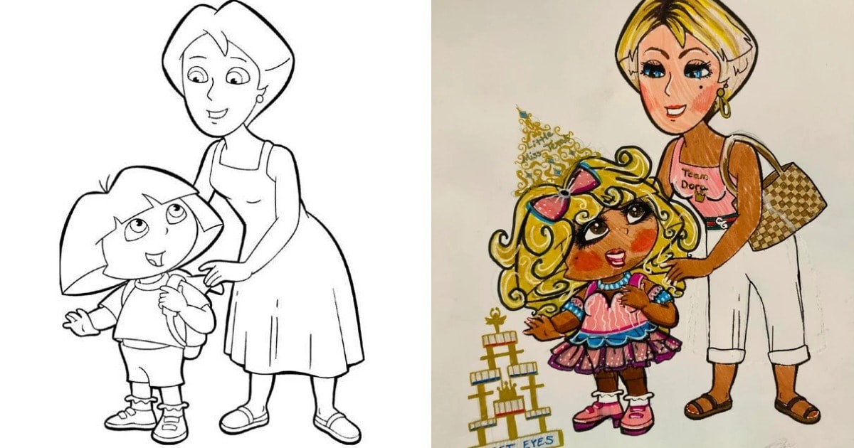 Adults Ruin Children's Coloring Pages (16 pics)