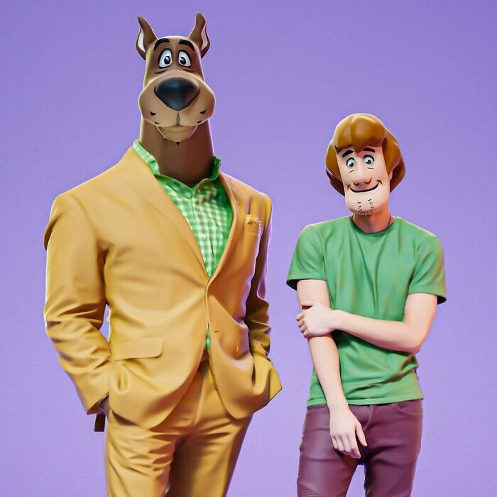 If Cartoon Characters Were Human (18 pics)