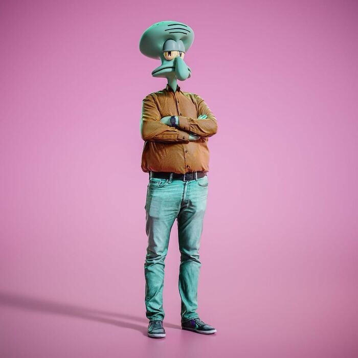 If Cartoon Characters Were Human (18 pics)