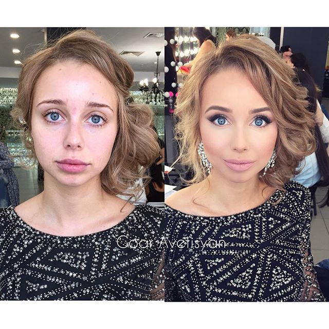 Girls With And Without Makeup (16 pics)