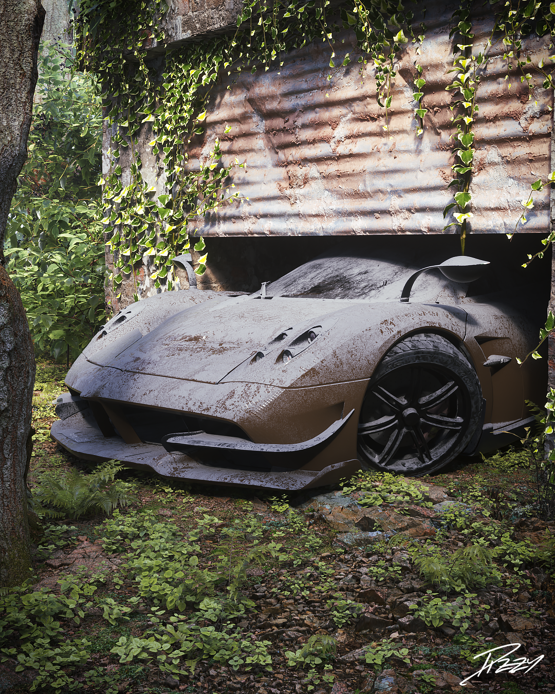 Abandoned Sports Cars (15 pics)