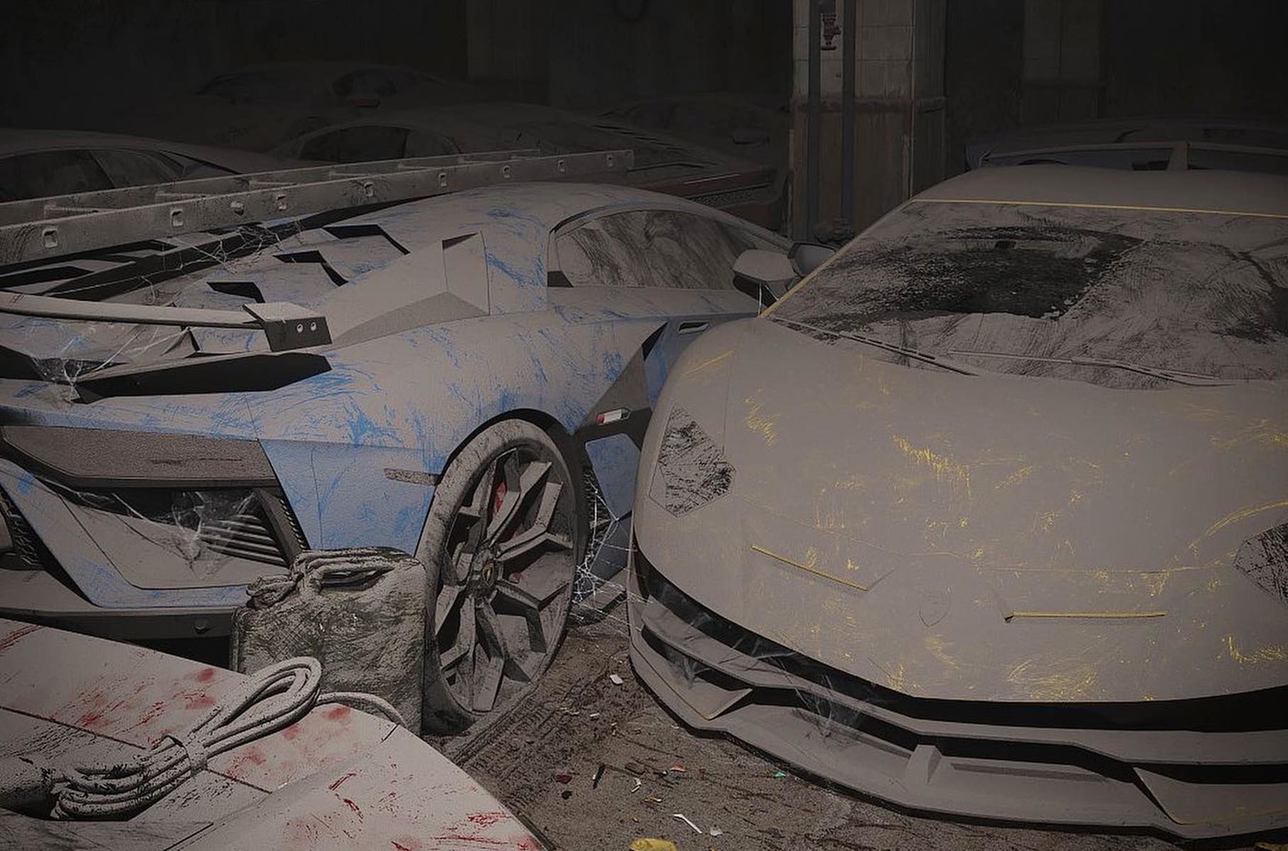 Abandoned Sports Cars (15 pics)