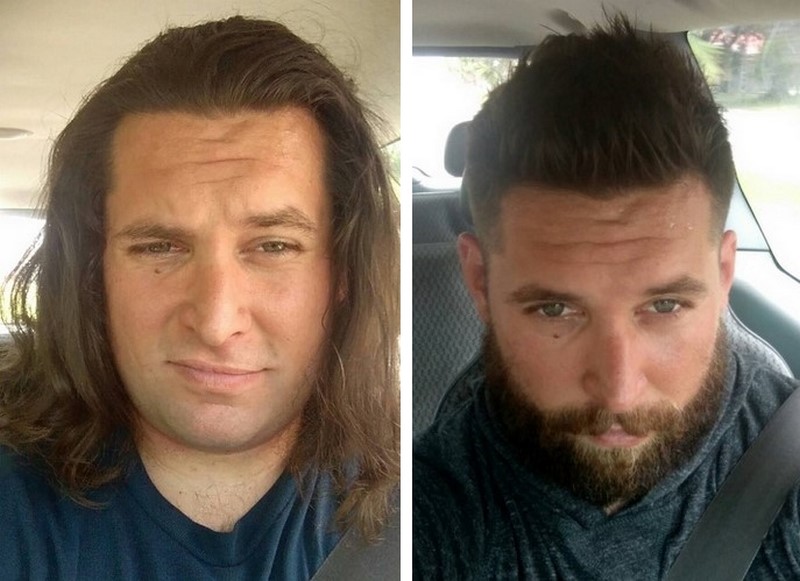 Men With And Without Beards (23 pics)