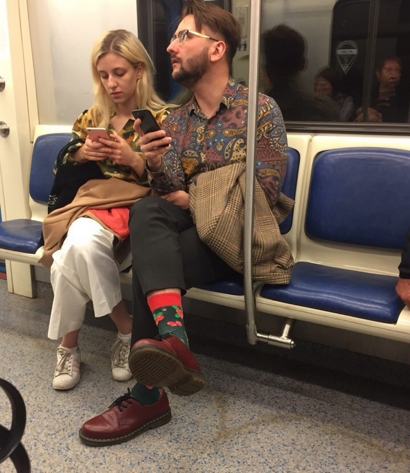 Strange People In The Subway (27 pics)