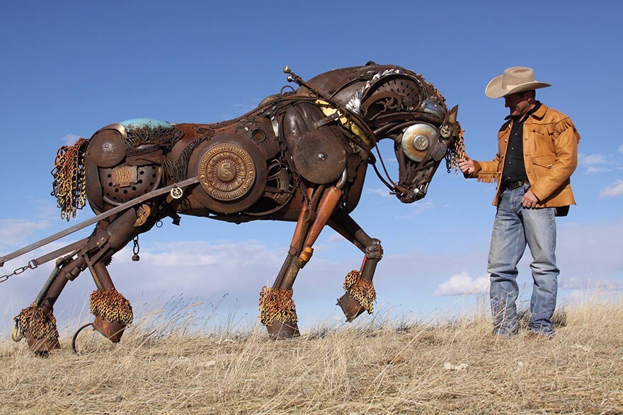 Cool Metal Sculptures (18 pics)