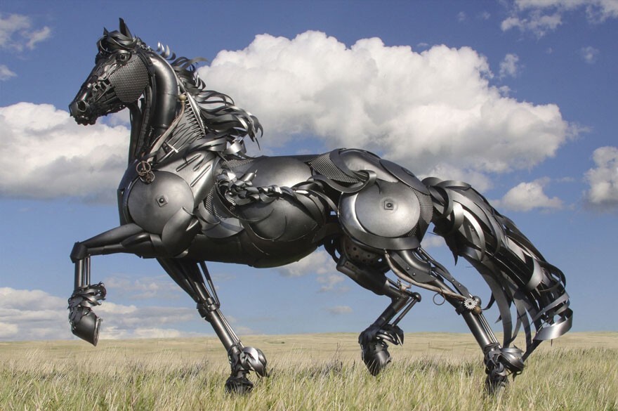 Cool Metal Sculptures (18 pics)