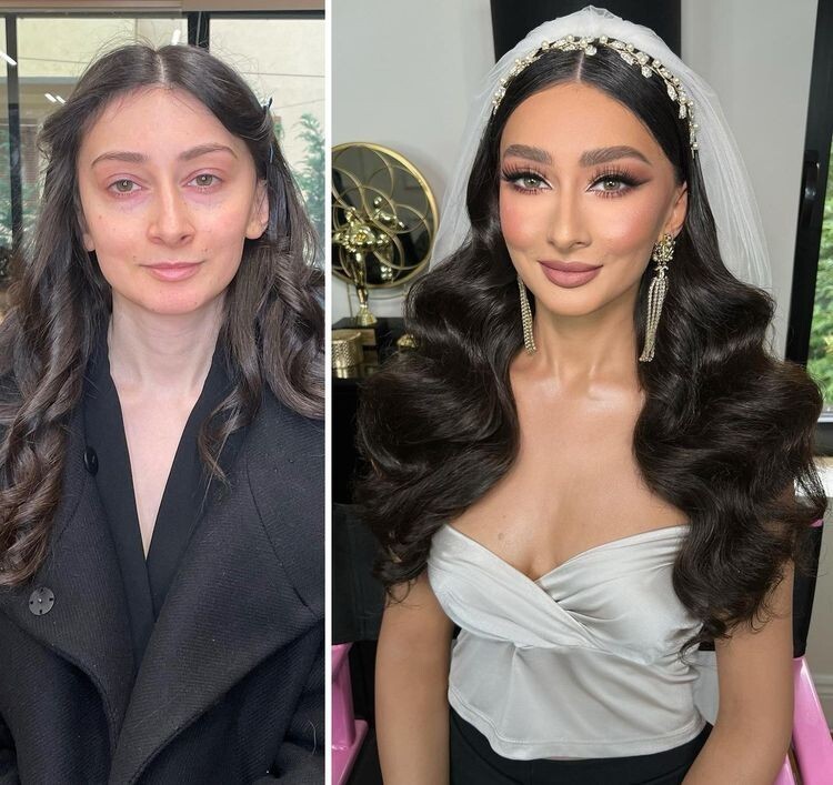 Girls With And Without Makeup (16 pics)