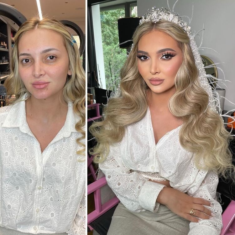 Girls With And Without Makeup (16 pics)