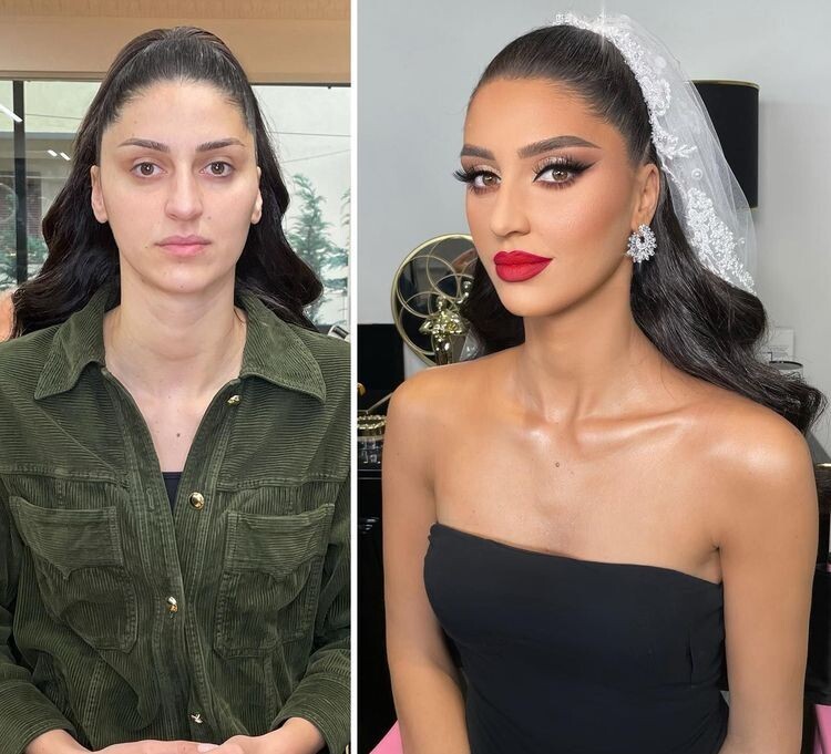 Girls With And Without Makeup (16 pics)