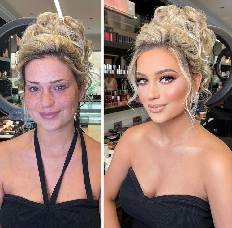 Girls With And Without Makeup (16 pics)