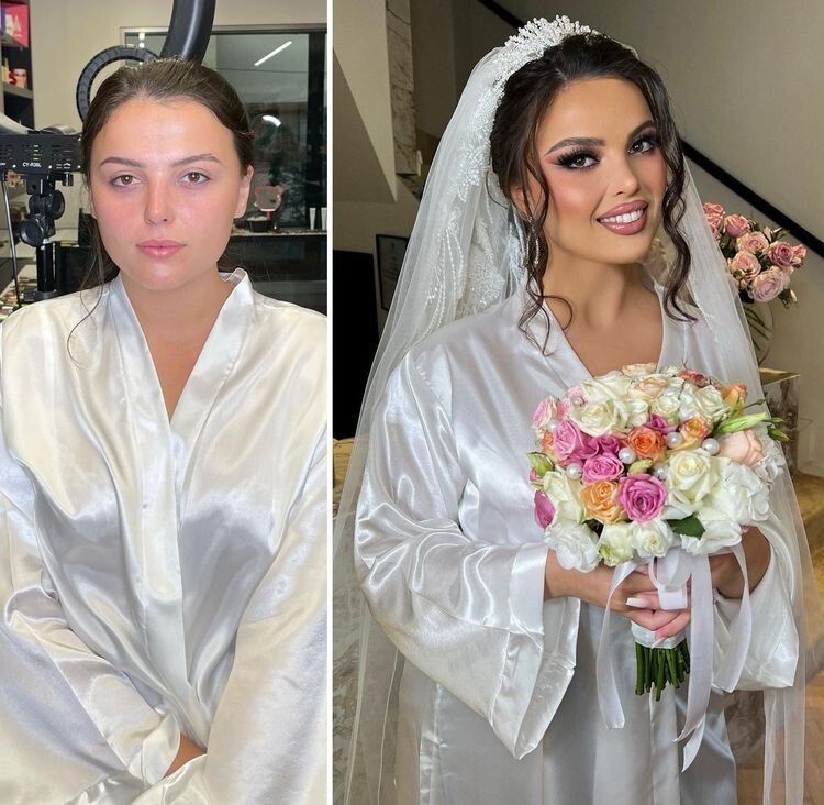 Girls With And Without Makeup (16 pics)
