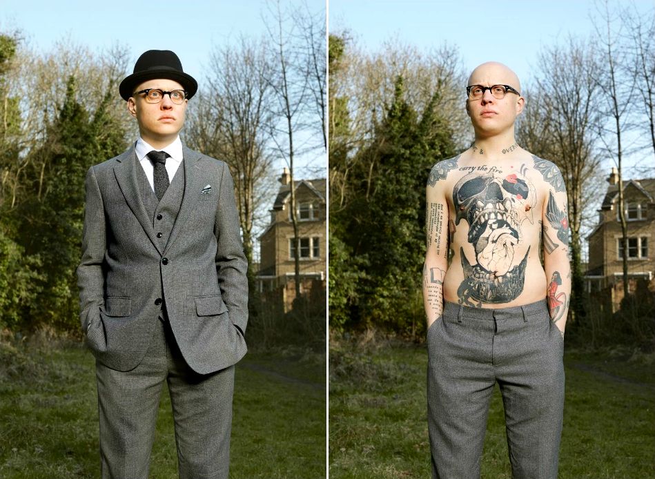 People Who Hide Their Tattoos (16 pics)