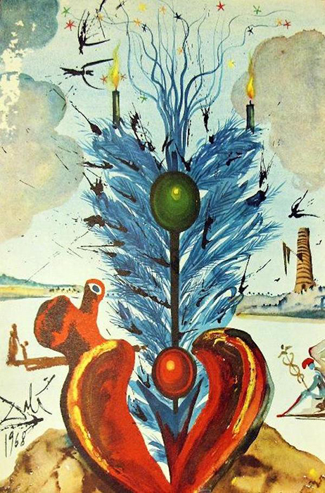 Christmas Cards By Salvador Dali (13 pics)