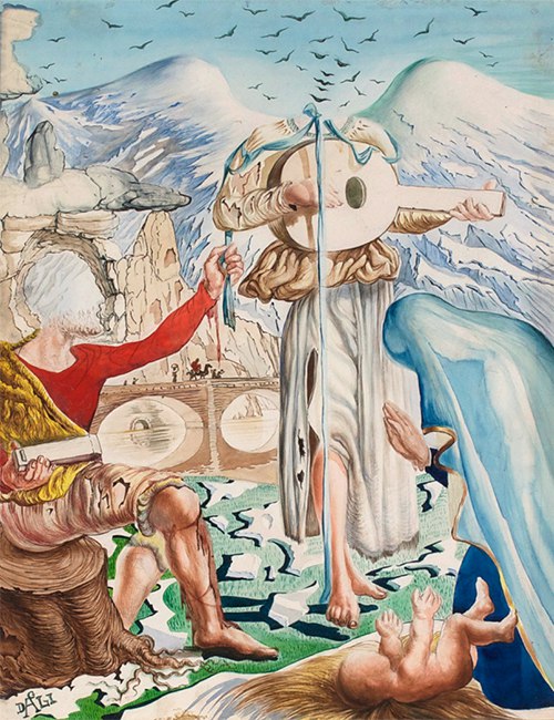 Christmas Cards By Salvador Dali (13 pics)