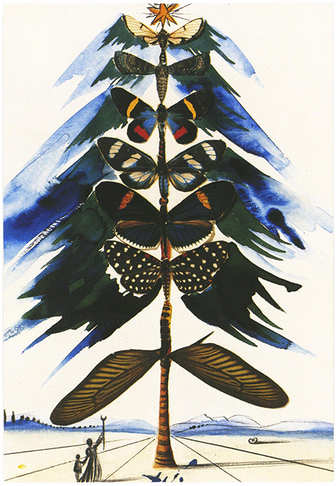 Christmas Cards By Salvador Dali (13 pics)
