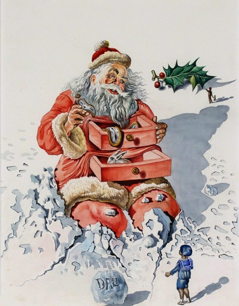 Christmas Cards By Salvador Dali (13 pics)