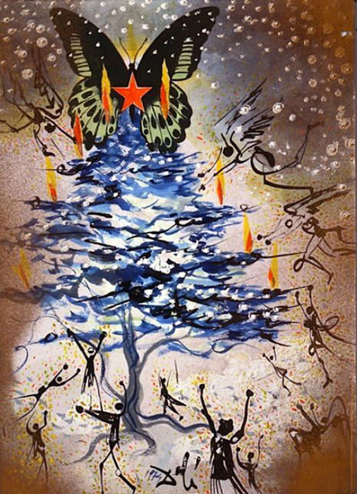 Christmas Cards By Salvador Dali (13 pics)