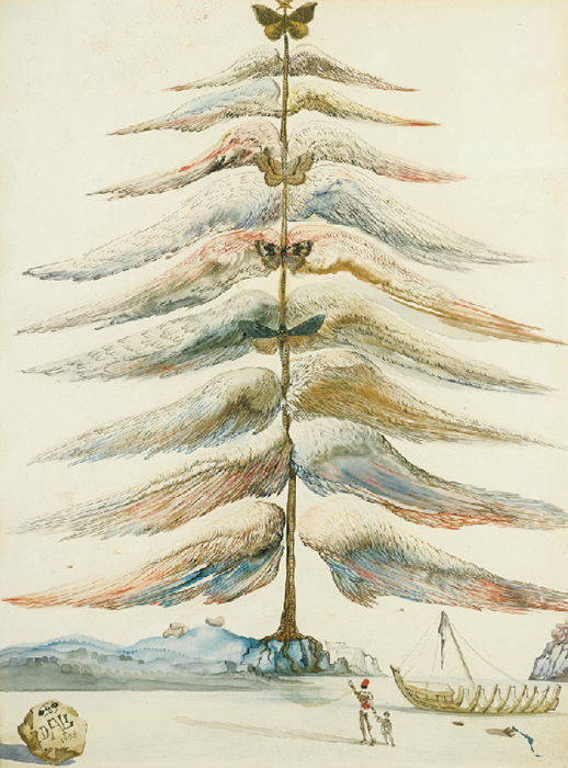 Christmas Cards By Salvador Dali (13 pics)