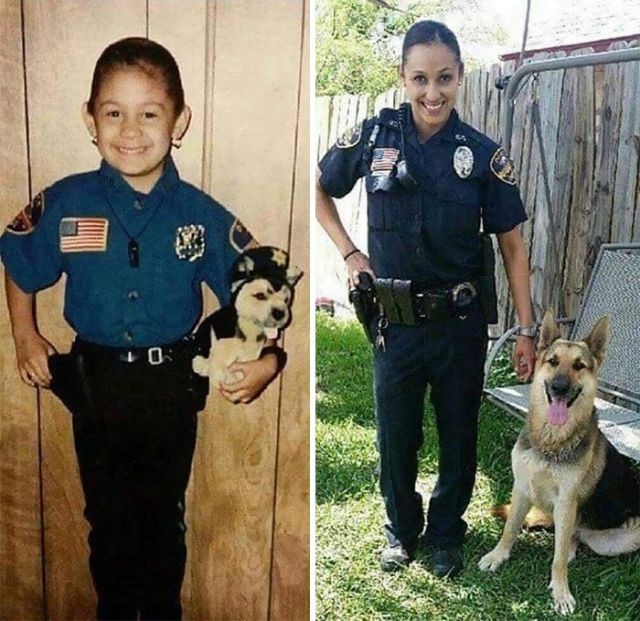 People Repeat Their Photos From The Past (19 pics)