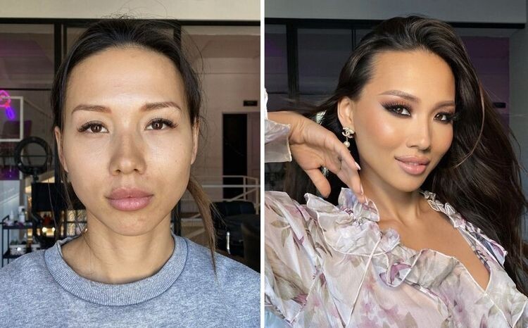 Women With And Without Makeup (15 pics)