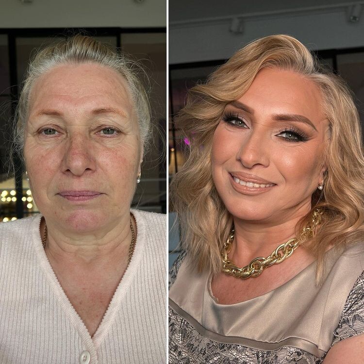 Women With And Without Makeup (15 pics)