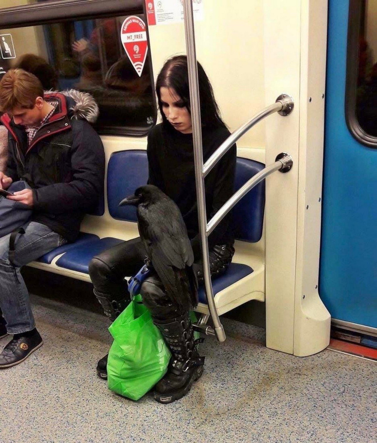 Strange People In The Subway (21 pics)